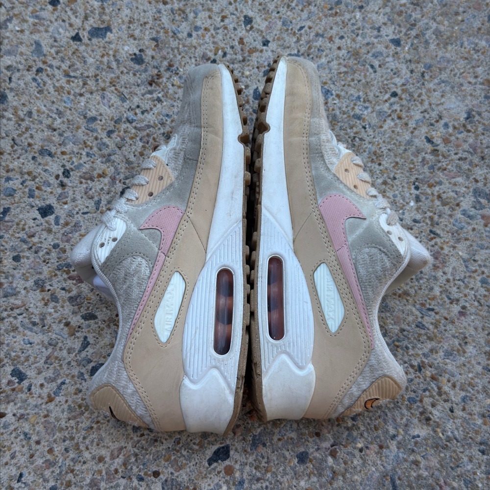 Nike Air Max 90 Sun Club Arctic Orange Sanded Gold Womens 10 DQ4016-100 Sneaker - Picture 3 of 12